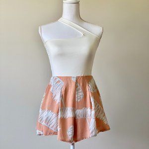 Woman’s High Waist Skort Coral Small